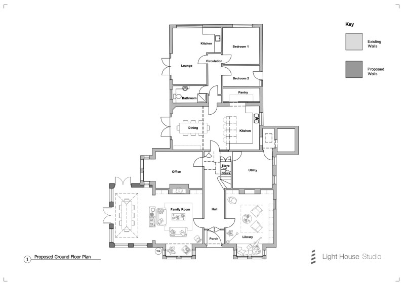 02 Proposed Ground Floor Plan