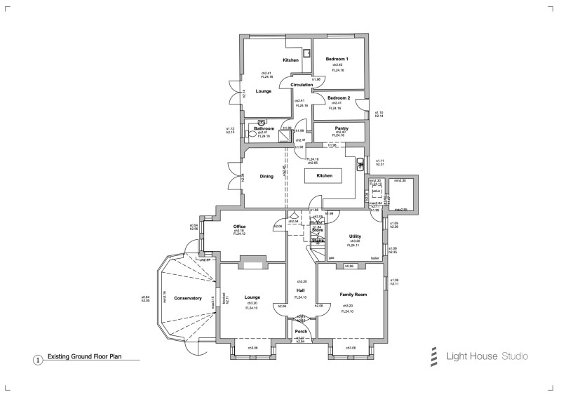 03 Existing Ground Floor Plan