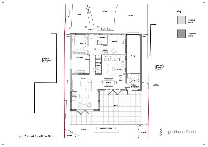 02 Proposed Ground Floor Plan