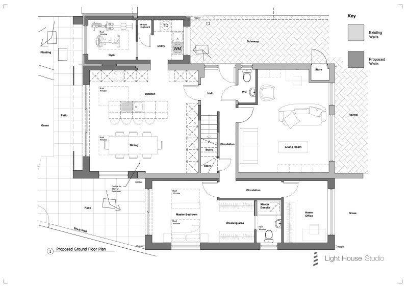 02 Proposed Ground Floor Plan