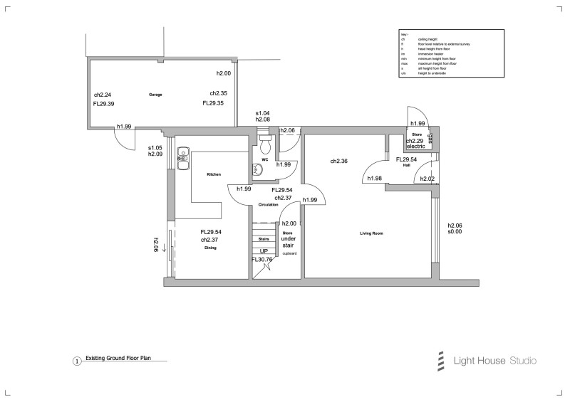 03 Existing Ground Floor Plan